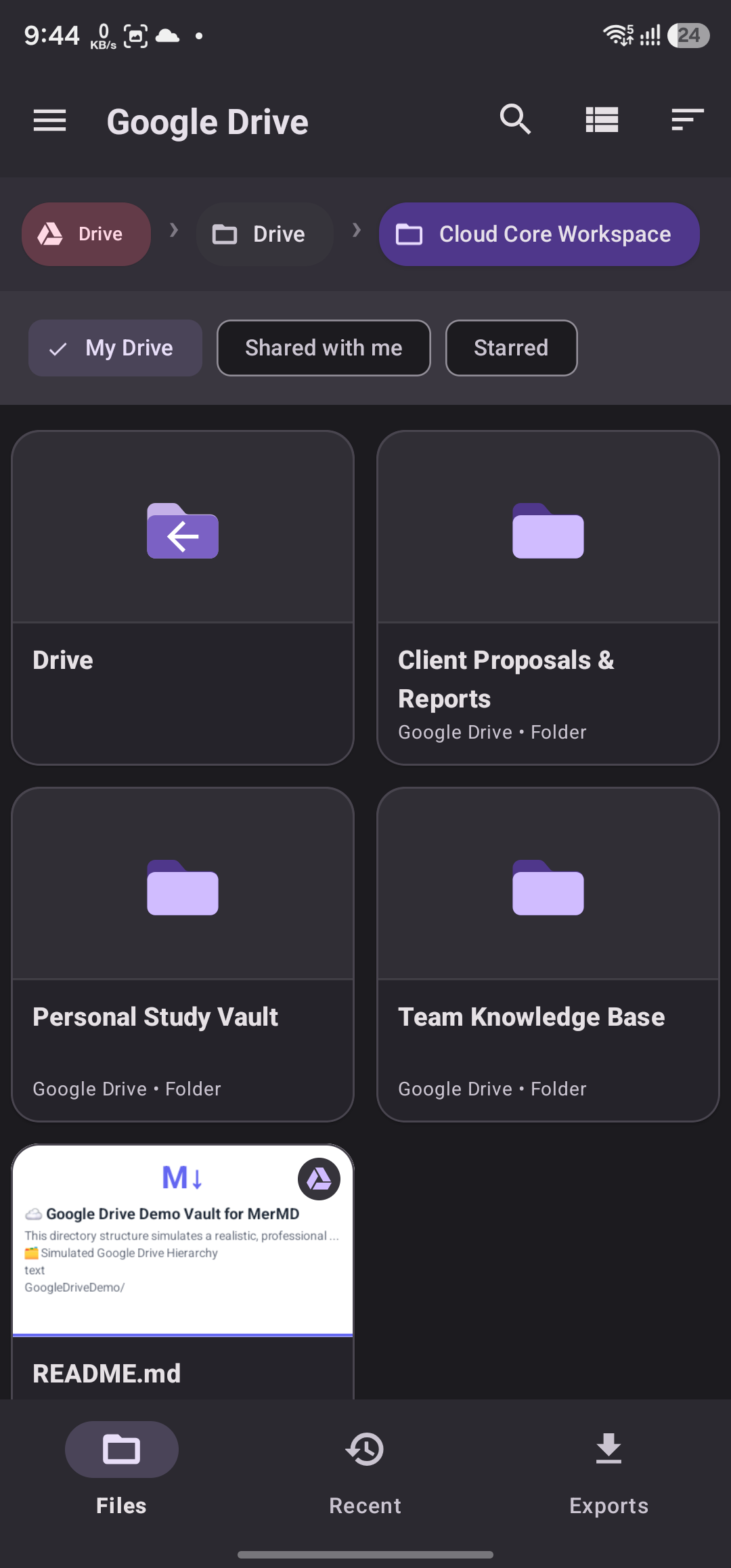 Google Drive integration